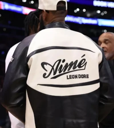 Aimé Leon Dore LeBron James Leather Café Racer Jacket