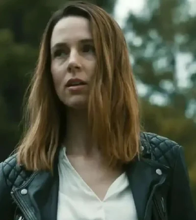Alona Tal Cross 2026 TV Series Kayla Craig Quilted Black Biker Leather Jacket