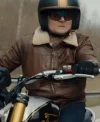 Arturo Castro Matchbox Brown Leather Jacket