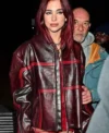 BRIT Awards 2024 Dua Lipa Leather Jacket