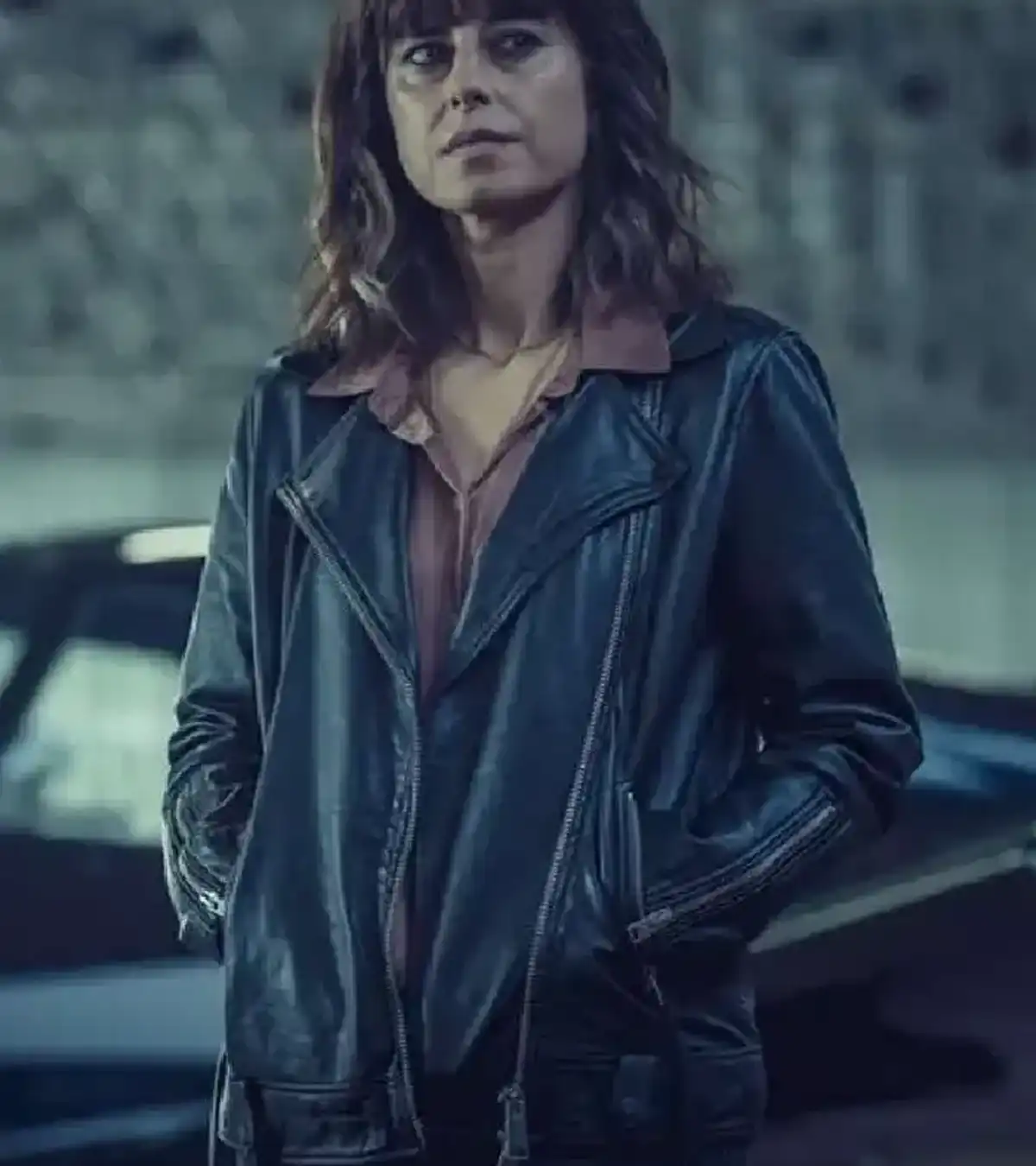 Betrayal S01 Zahra Ahmadi Black Leather Jacket