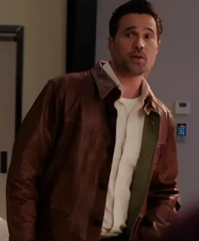Brett Dalton TV Series Found S02 Mark Trent Brown Leather Jacket
