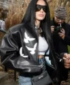 Buy Camilla Araujo Paris Fashion Week 2026 Black Leather Jacket Sale