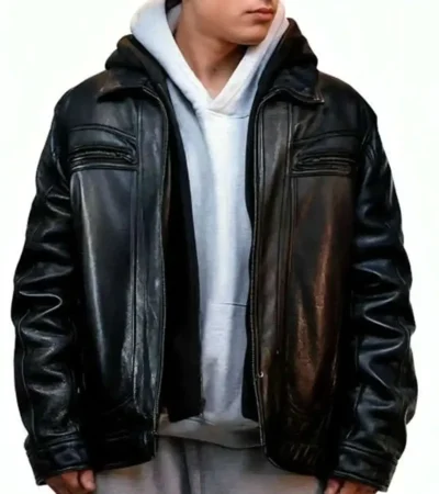 Buy Charlie Mann Tommy Power Origins S01 Black Leather Jacket For Sale