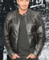 Buy David Beckham’s Black Quilted Biker Leather Jacket For Sale