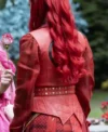 Buy Kylie Cantrall Descendants Wicked Wonderland 2026 Red Leather Jacket