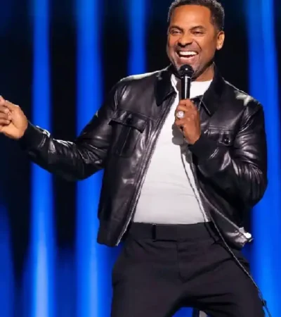 Buy Mike Epps Delusional Tv Show 2026 Mike Epps Black Leather Jacket