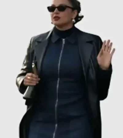 Buy Taneshia Abt Crap Happens 2026 Dalia Cakmak Black Leather Coat For Sale