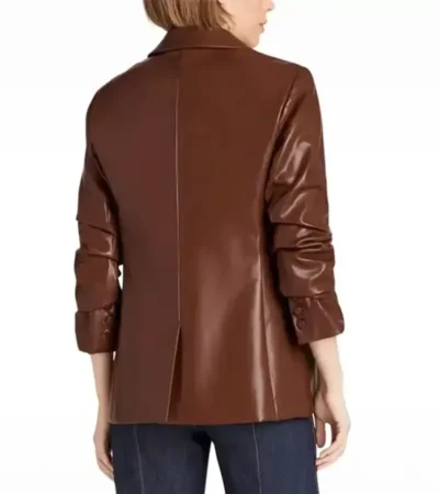 Buy The Young and the Restless 2026 Sharon Case Brown Leather Blazer For Sale