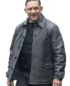 Buy Tom Hardy TV Series Mobland 2026 Harry Da Souza Black Leather Jacket For Sale