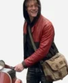BuyTom Rhys Harries Movie Clayface 2026 Matt Hagen Red and Black Leather Jacket For Sale