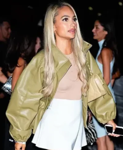 Cane Party Brittany Brideau Leather Jacket
