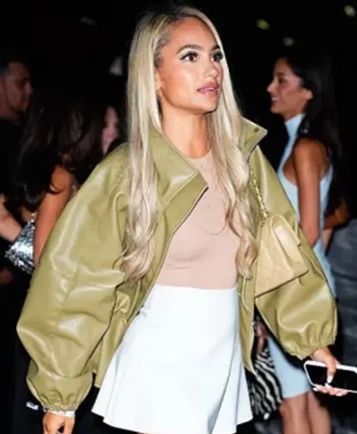 Cane Party Brittany Brideau Leather Jacket