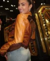 Cathy Kelley Fanatics Fest 2026 Brown Leather Jacket For Sale