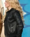 Claire Novak Supernatural TV Series Kathryn Newton Black Leather Bomber Jacket Sale