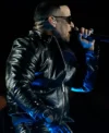 Daddy Yankee FIFA 2026 Halftime Show Black Leather Jacket