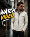 Danilo Faux Leather Hooded Moto Jacket video