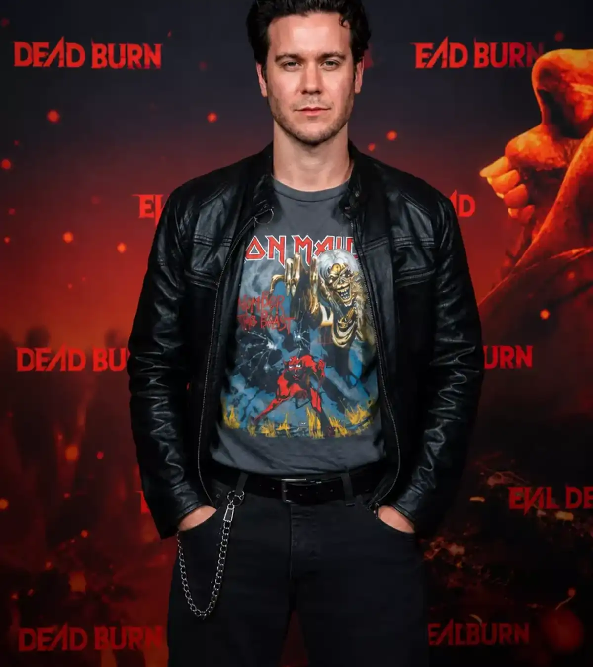 Evil Dead Burn Movie Premiere James Deveney Jacket