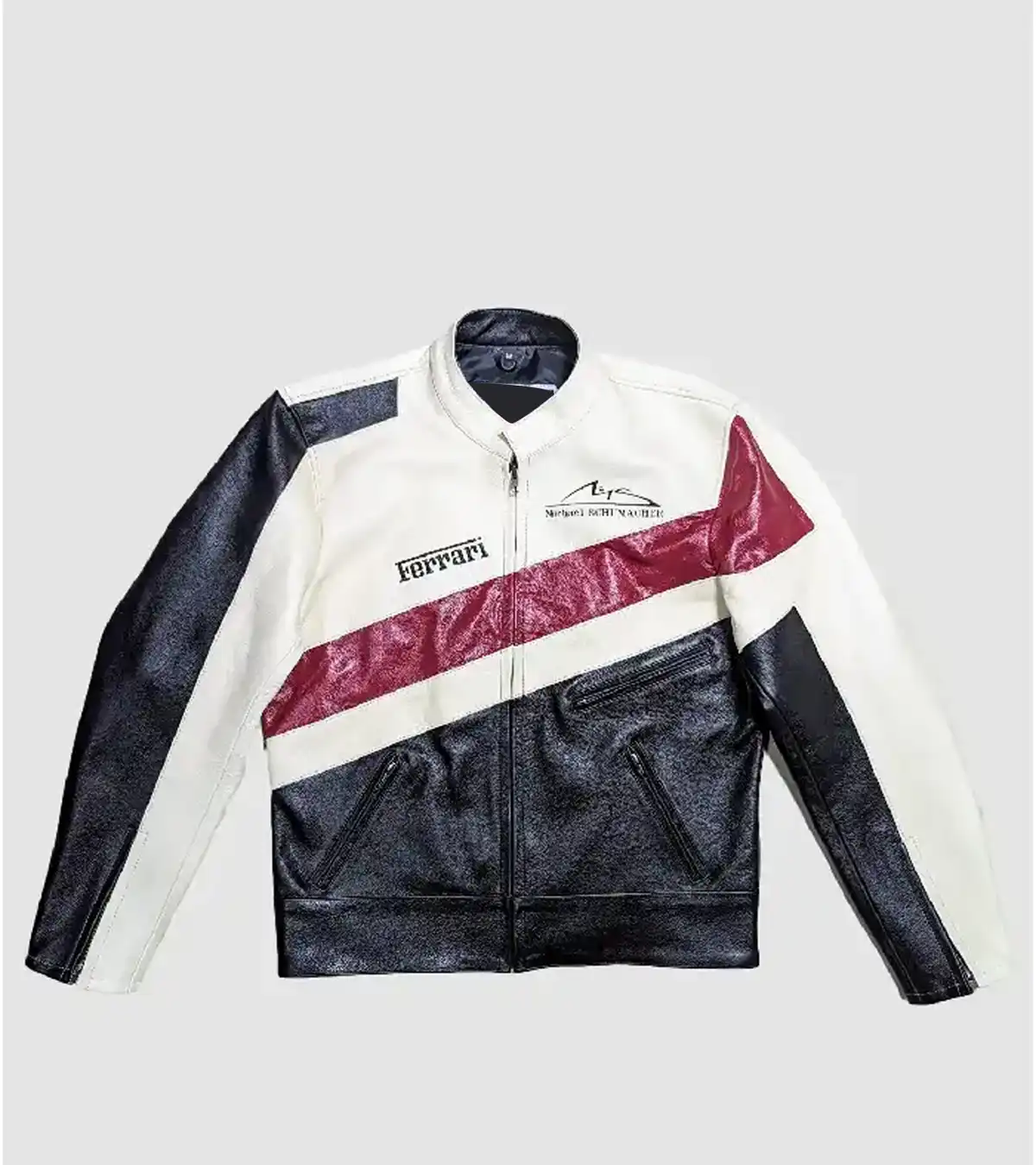 F1 Ferrari Vintage Streetwear Leather Jacket