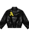 Ferrari Racing A Few Good Kids Black Leather Jacket For Sale
