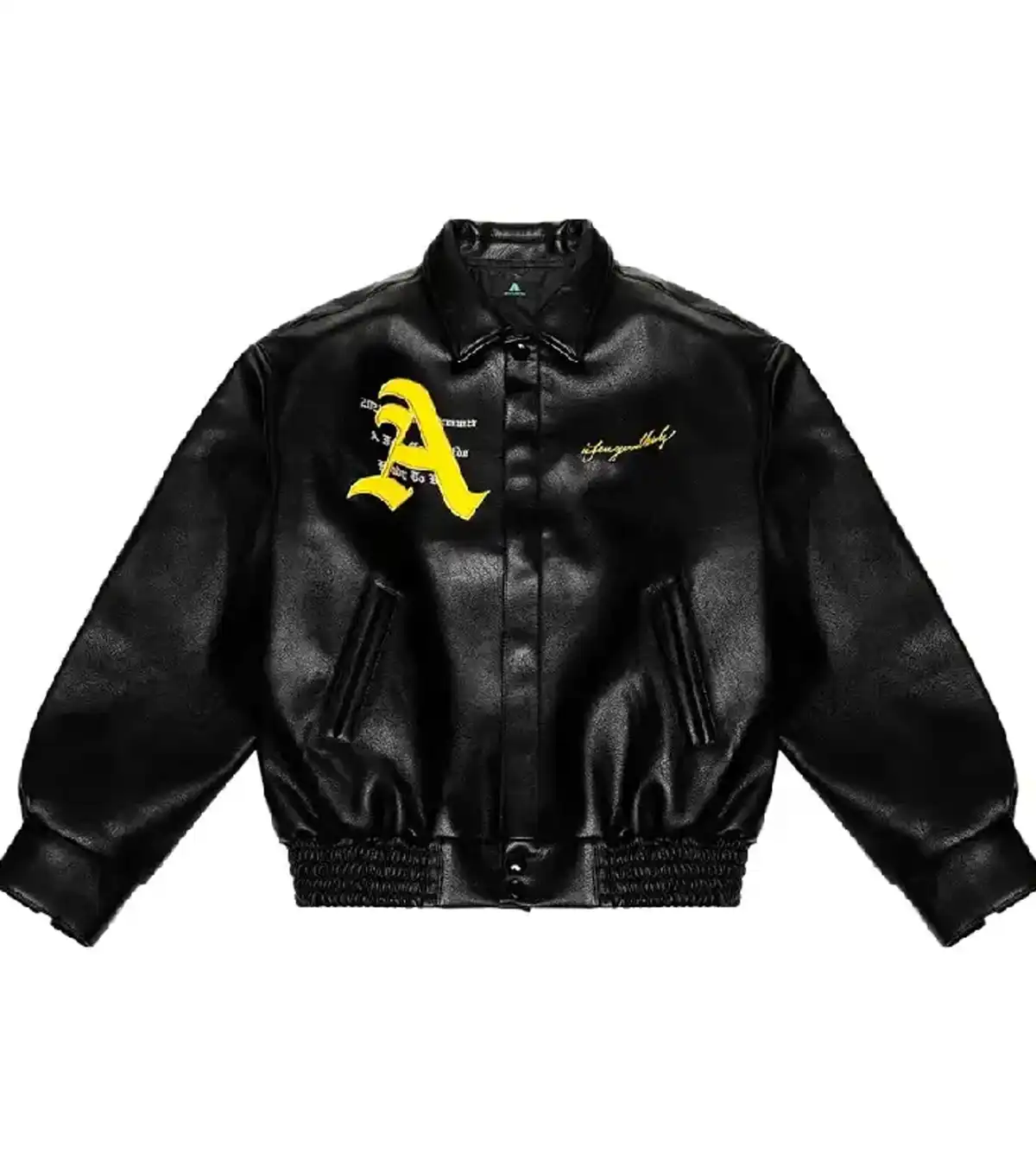 Ferrari Racing A Few Good Kids Black Leather Jacket For Sale
