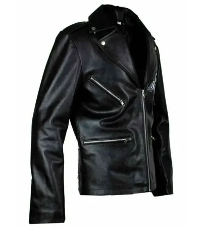 George Michael BSA Faith Rockers Revenge Black Biker Leather Jacket for Men and Women