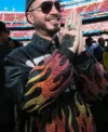Get J Balvin Nike Air Jordan Super Bowl LX 2026 Leather Jacket