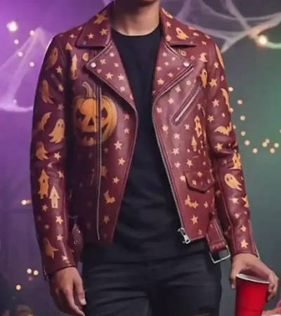 Halloween Night Party Patches Biker Jacket