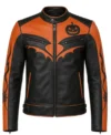 Halloween Pumpkin Handmade Orange and Black Jacket