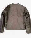 Halloween Vanson x Askan Multi-Colored Skeleton Bone Leather Jacket Back