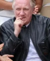 Henri Pinault French Open 2026 Francois Black Leather Jacket For Sale