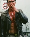 Her Private Hell Charles Melton Black Leather Jacket