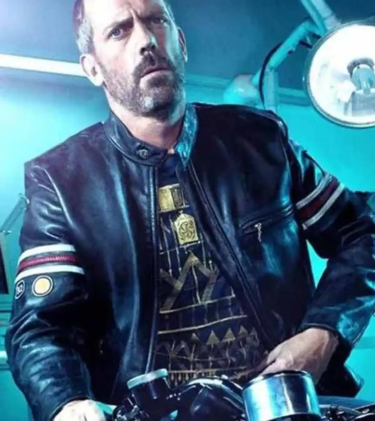 Hugh Laurie House MD Leather Jacket