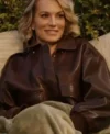 In the City S01 Lindsay Hubbard Leather Jacket
