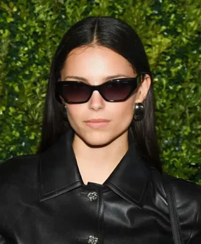 Inde Navarrette Tribeca Festival Artists Dinner Black Leather Jacket For Sale