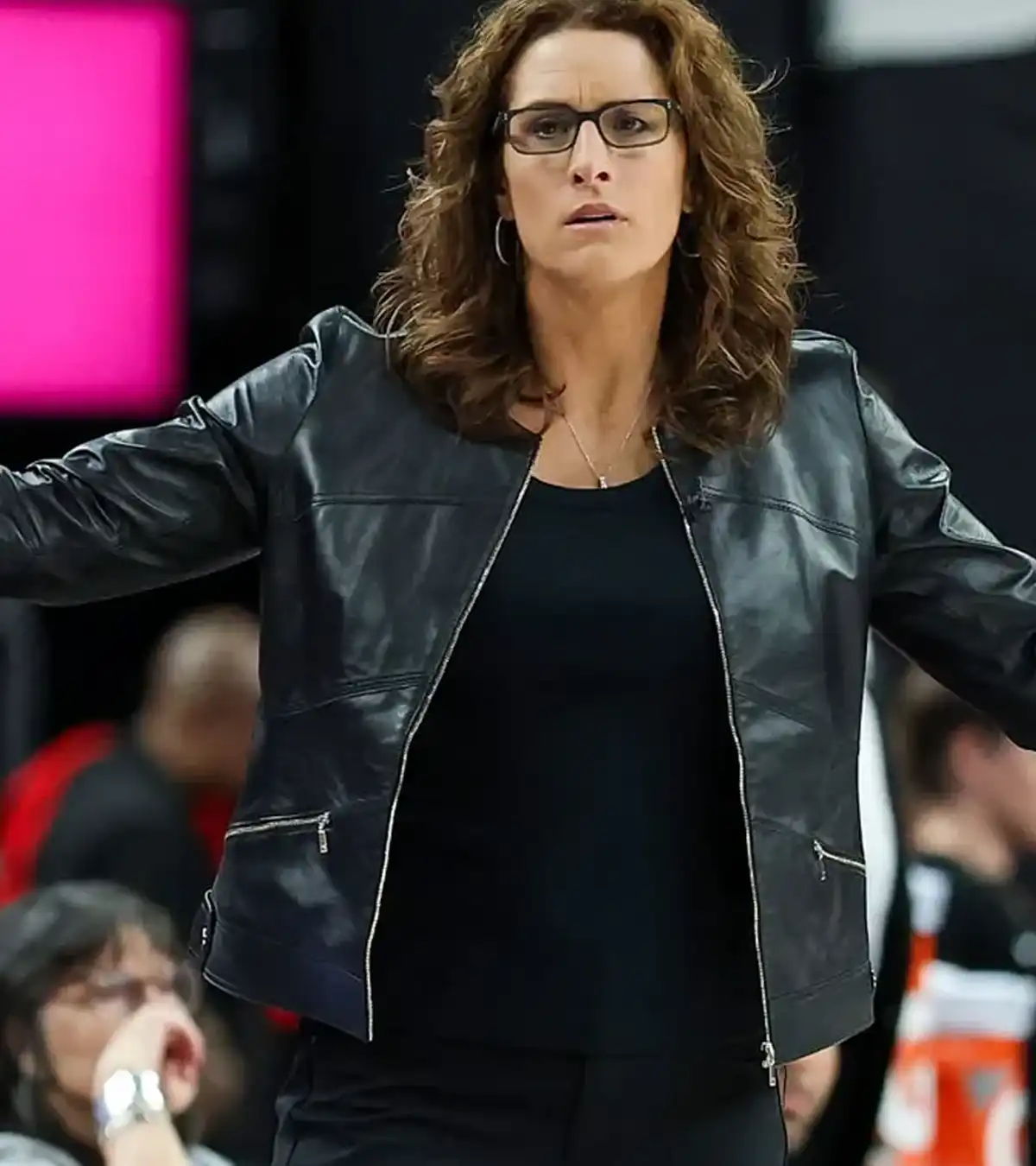 Indiana Fever VS LV Aces 2026 Stephanie White Leather Jacket