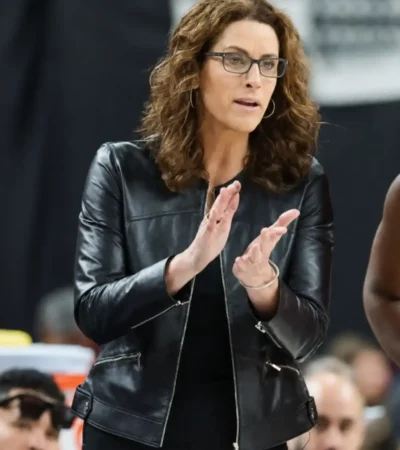 Indiana Fever VS LV Aces Stephanie White Leather Jacket