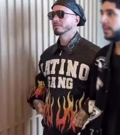 J Balvin Nike Air Jordan Super Bowl LX 2026 Leather Jacket For Men