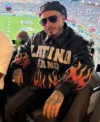 J Balvin Nike Air Jordan Super Bowl LX 2026 Leather Jacket Men