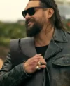 Jason Momoa The Wrecking Crew Jason 2026 Black Leather Jacket For Men