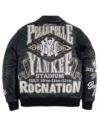 Jay-Z Pelle Pelle New York Yankees 2026 Rocnation Leather Bomber Jacket Back