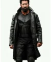 Jon Bernthal TV Series The Punisher One Last Kill Frank Castle Black Leather Coat