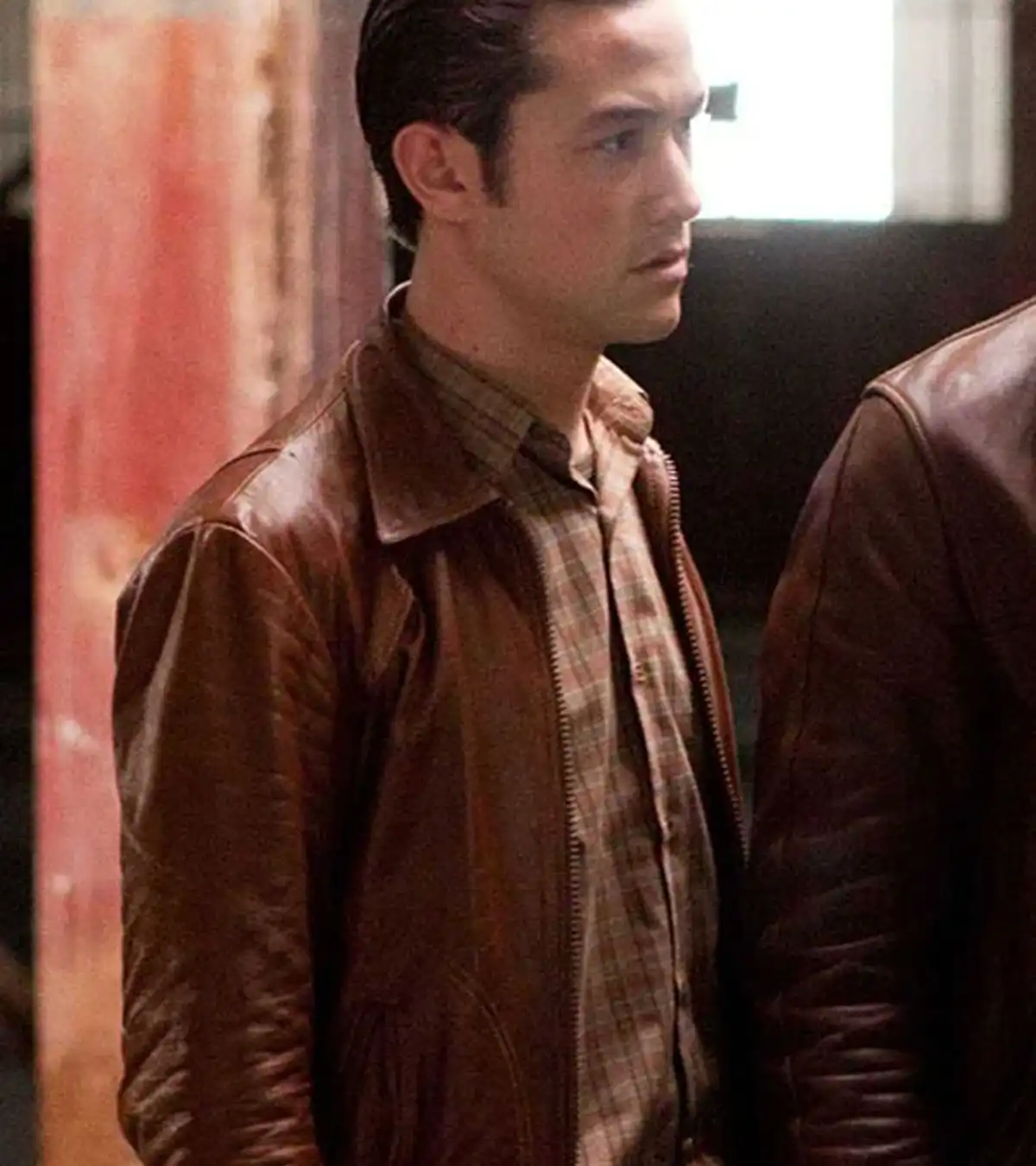Joseph Gordon Levitt Movie Inception Arthur Brown Leather Jacket Sale