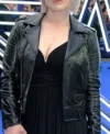 Kelly Osbourne London Premiere Rocketman Black Leather Jacket