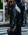 Kevin Hart Netflix’s 72 Hours New York Screening Black Leather Blazer Sale
