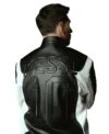 Kith x Lionel Messi x Adidas Football World Cup 2026 Black and White Leather Biker Jacket