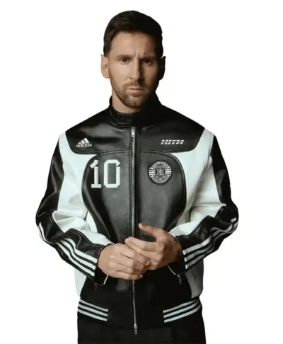 Kith x Messi x Adidas Leather Jacket