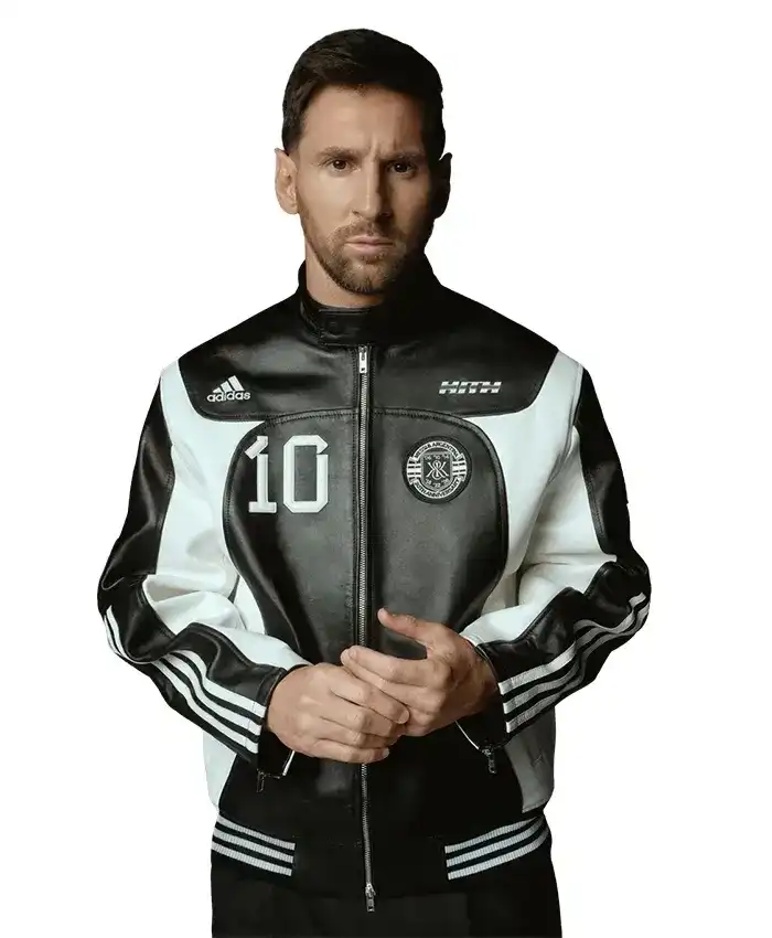 Kith x Messi x Adidas Leather Jacket