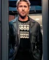 Late Night with Seth Meyers S13 Ryan Gosling Leather Jacket