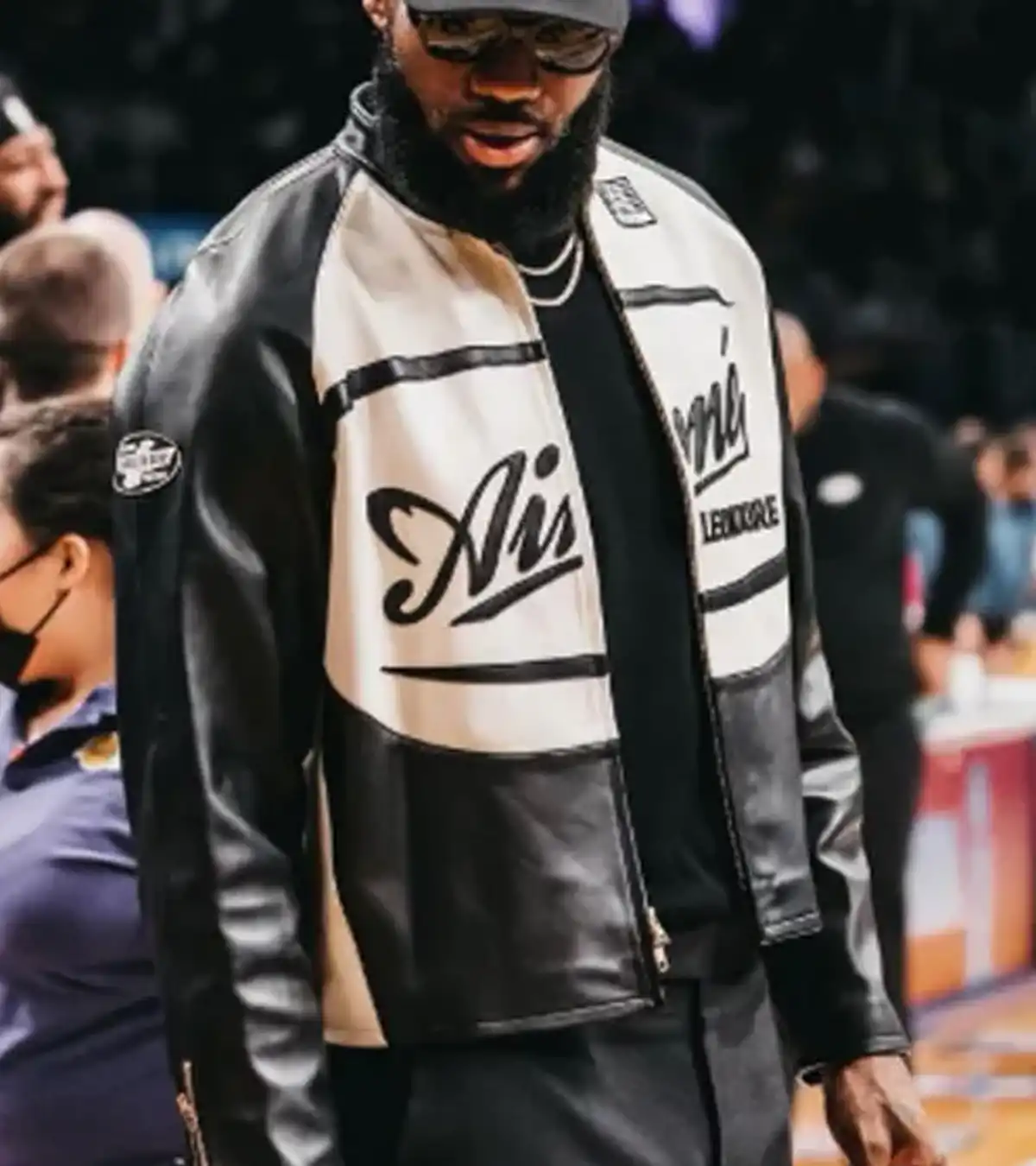 LeBron James Aimé Leon Dore Leather Jacket
